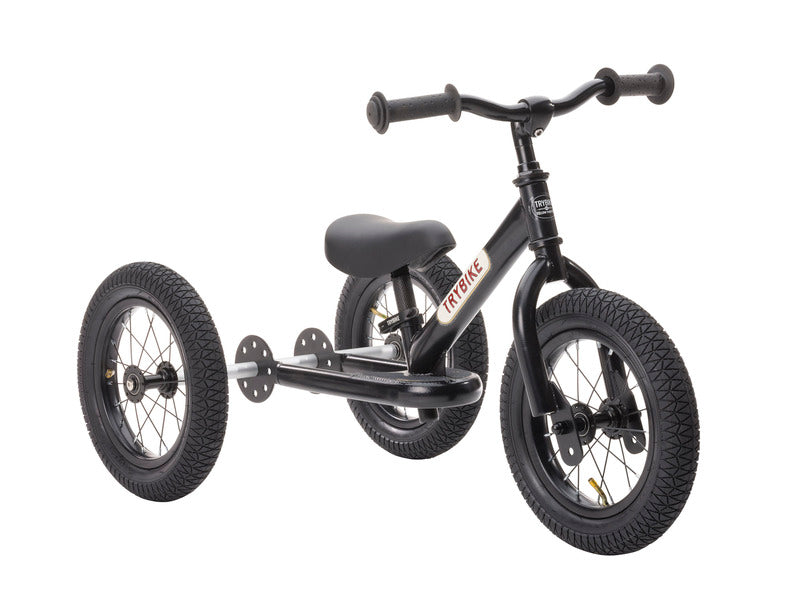 Trybike | Tricicleta Vintage din Otel Fara Pedale | Negru